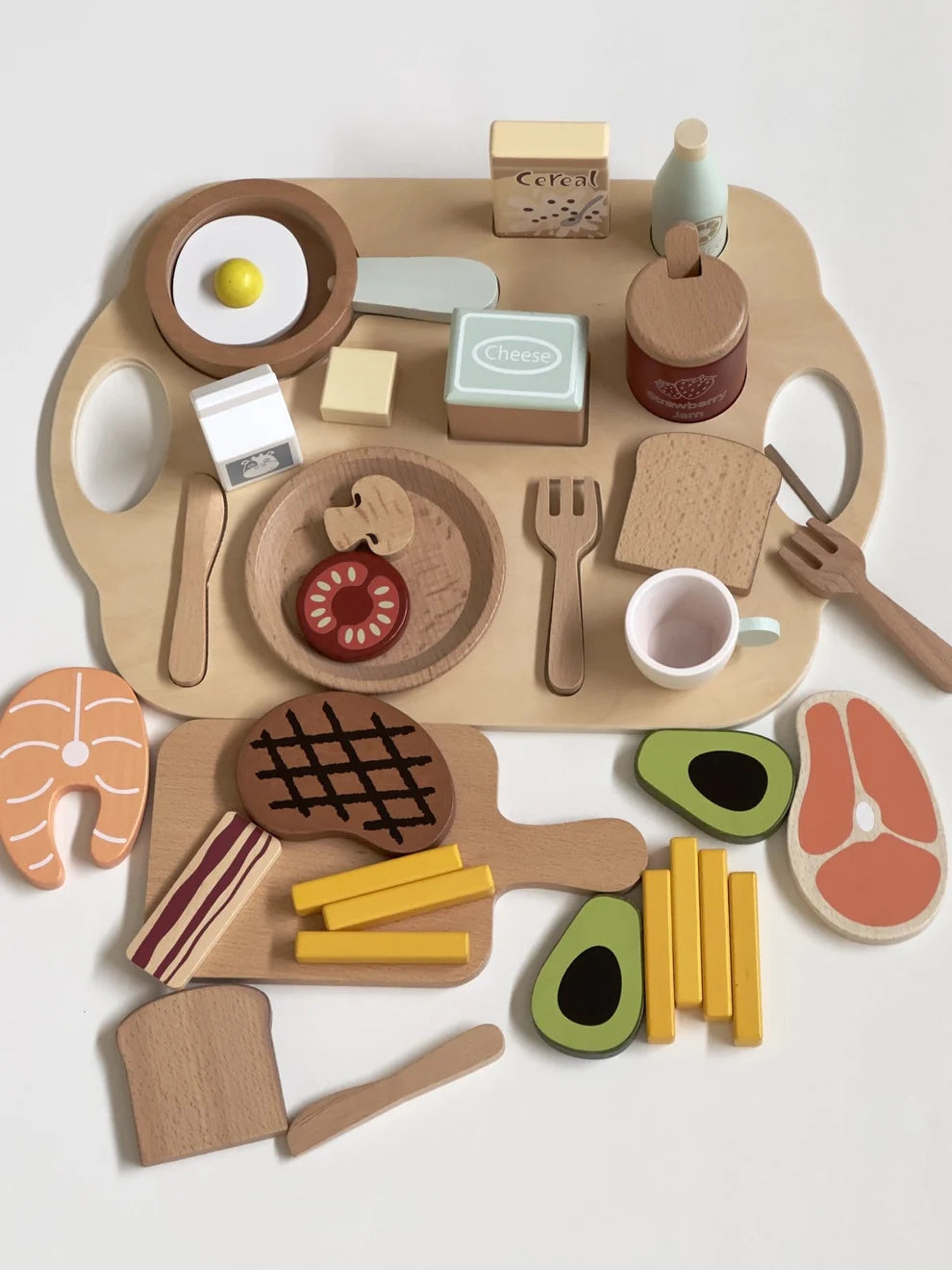 Nunu Kids- Wooden Breakfast Play Set