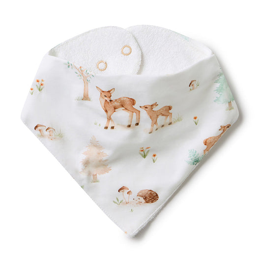 Snuggle Hunny - Woodland Tales Organic Dribble Bib