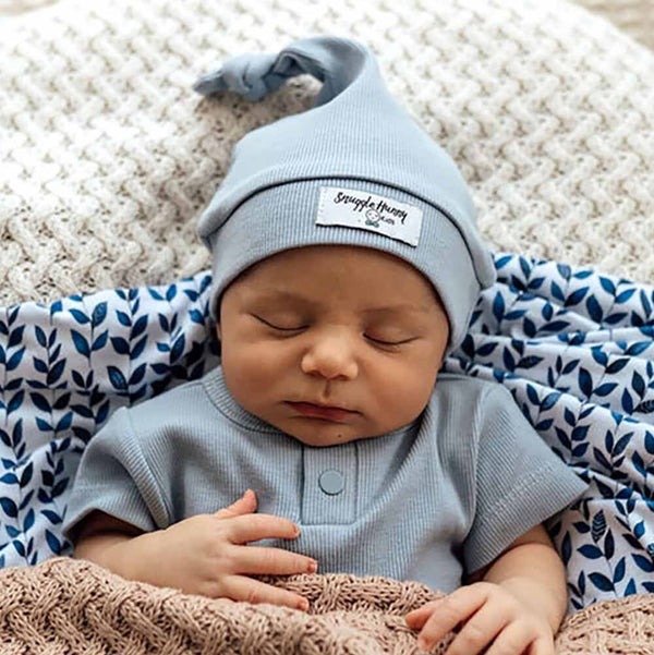 Snuggle Hunny Kids- Zen Ribbed Knotted Beanie