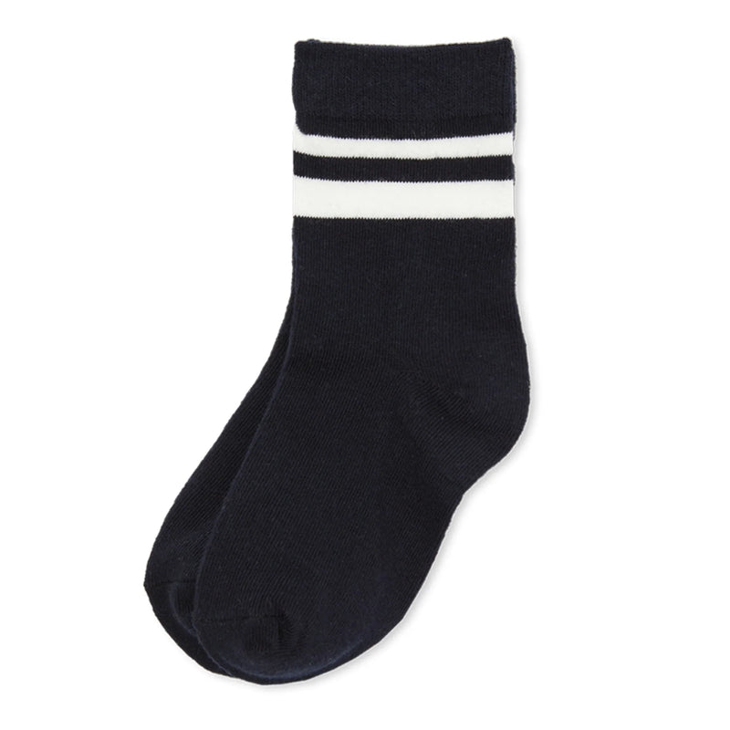Milky Clothing-Navy Stripe Socks
