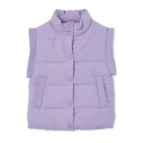 Milky Clothing- Lilac Puffer Vest