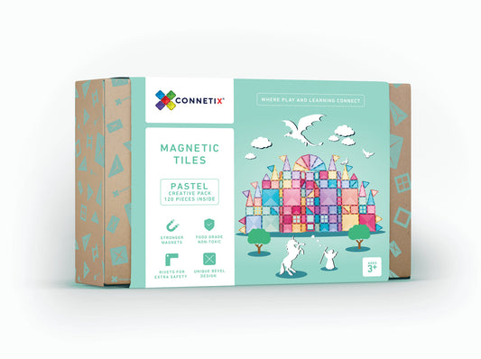Connetix Tiles-120 Piece Pastel Creative Pack
