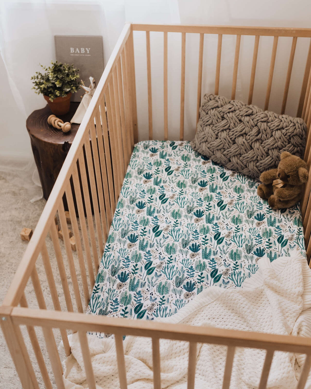 Snuggle Hunny Kids-Arizona  Fitted Cot Sheet