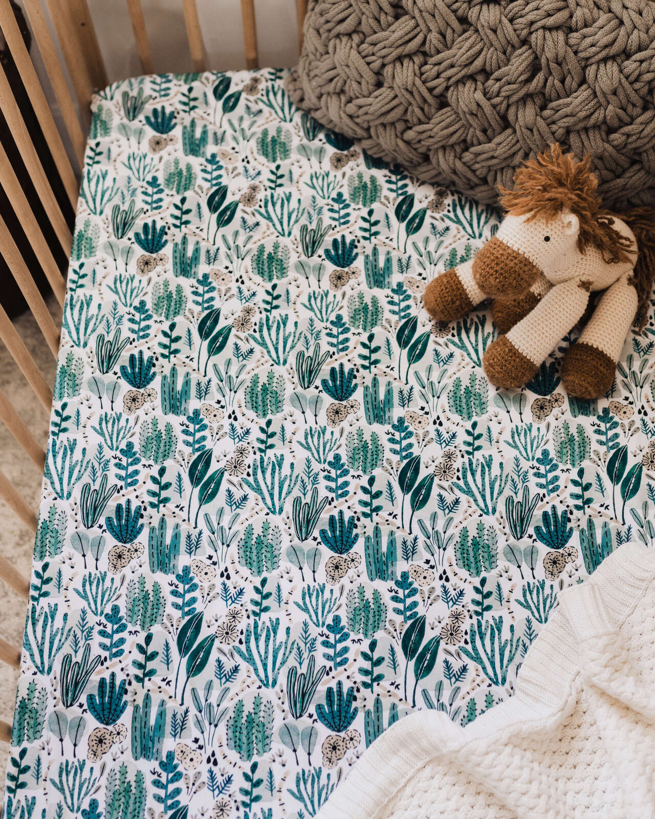 Snuggle Hunny Kids-Arizona  Fitted Cot Sheet