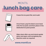 MontiiCo- Large Insulated Lunch Bags- Petals