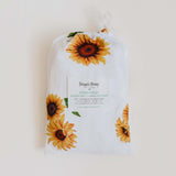 Snuggle Hunny Kids- Sunflower Fitted Bassinet Sheet & Change Pad Cover