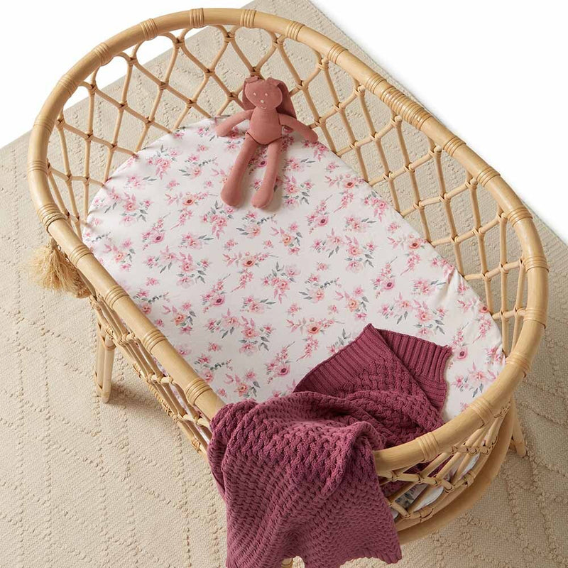 Snuggle Hunny Kids-Camille Fitted Bassinet Sheet & Change Pad Cover