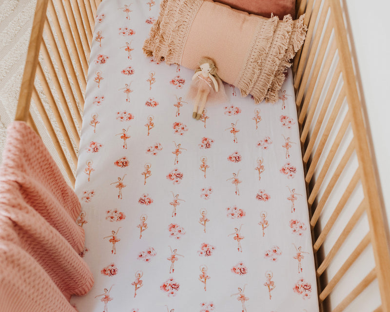 Snuggle Hunny - Ballerina Fitted Cot Sheet