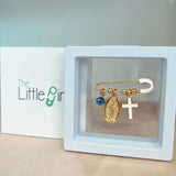 The Little Pin- Birthstone Mother Mary