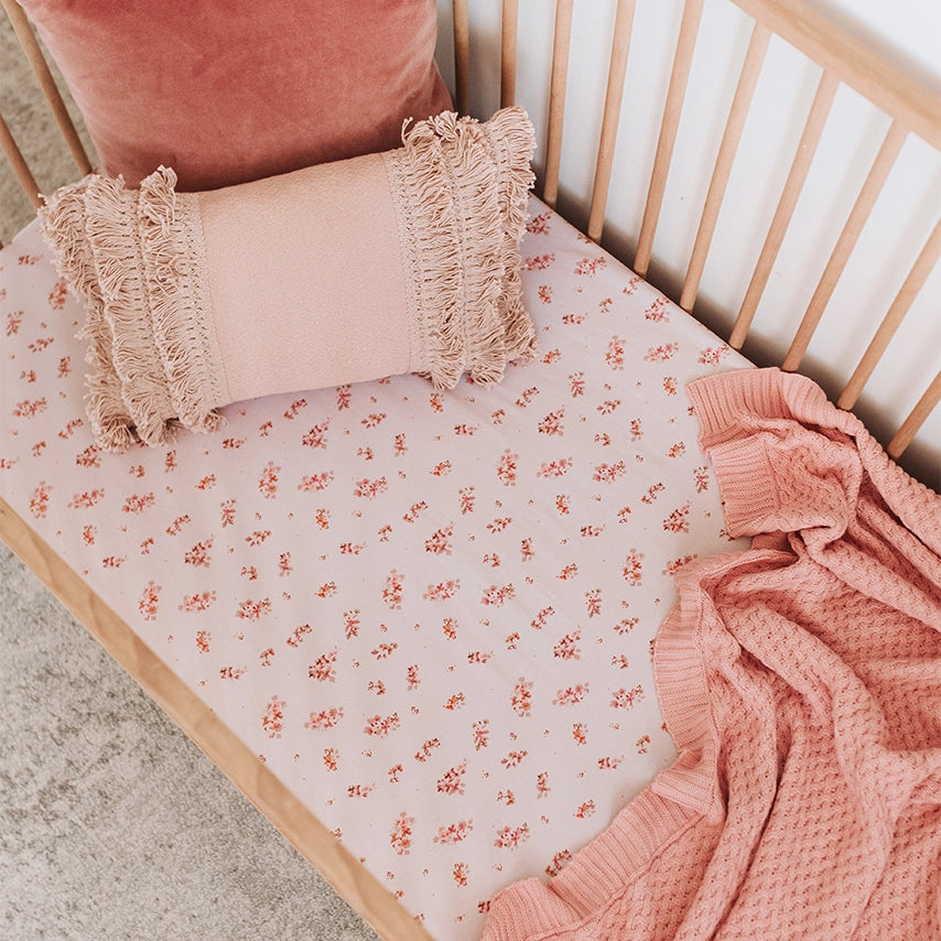 Snuggle Hunny Kids- Esther Fitted Cot Sheet