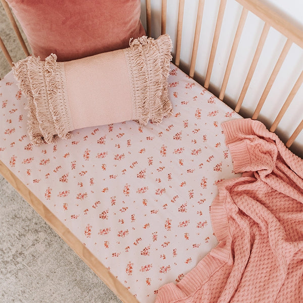 Snuggle Hunny Kids- Esther Fitted Cot Sheet