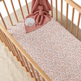Snuggle Hunny Kids- Spring Floral Fitted Cot Sheet
