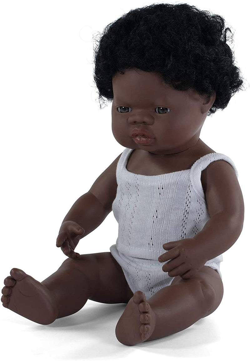 Miniland Baby Dolls 38cm- African Boy