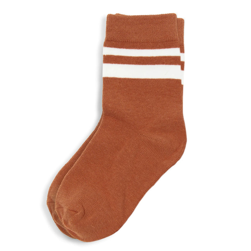 Milky Clothing-Gingerbread Stripe Socks