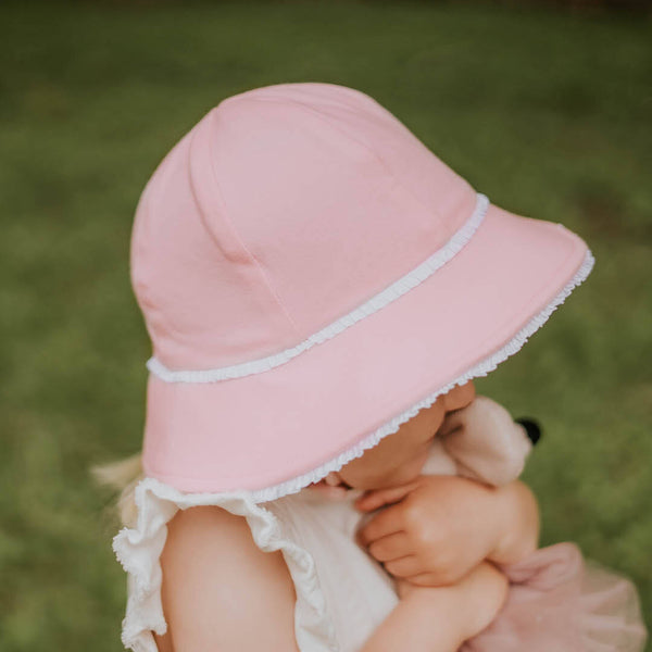 Bedhead Hats Bucket Hat- Blush Ruffle