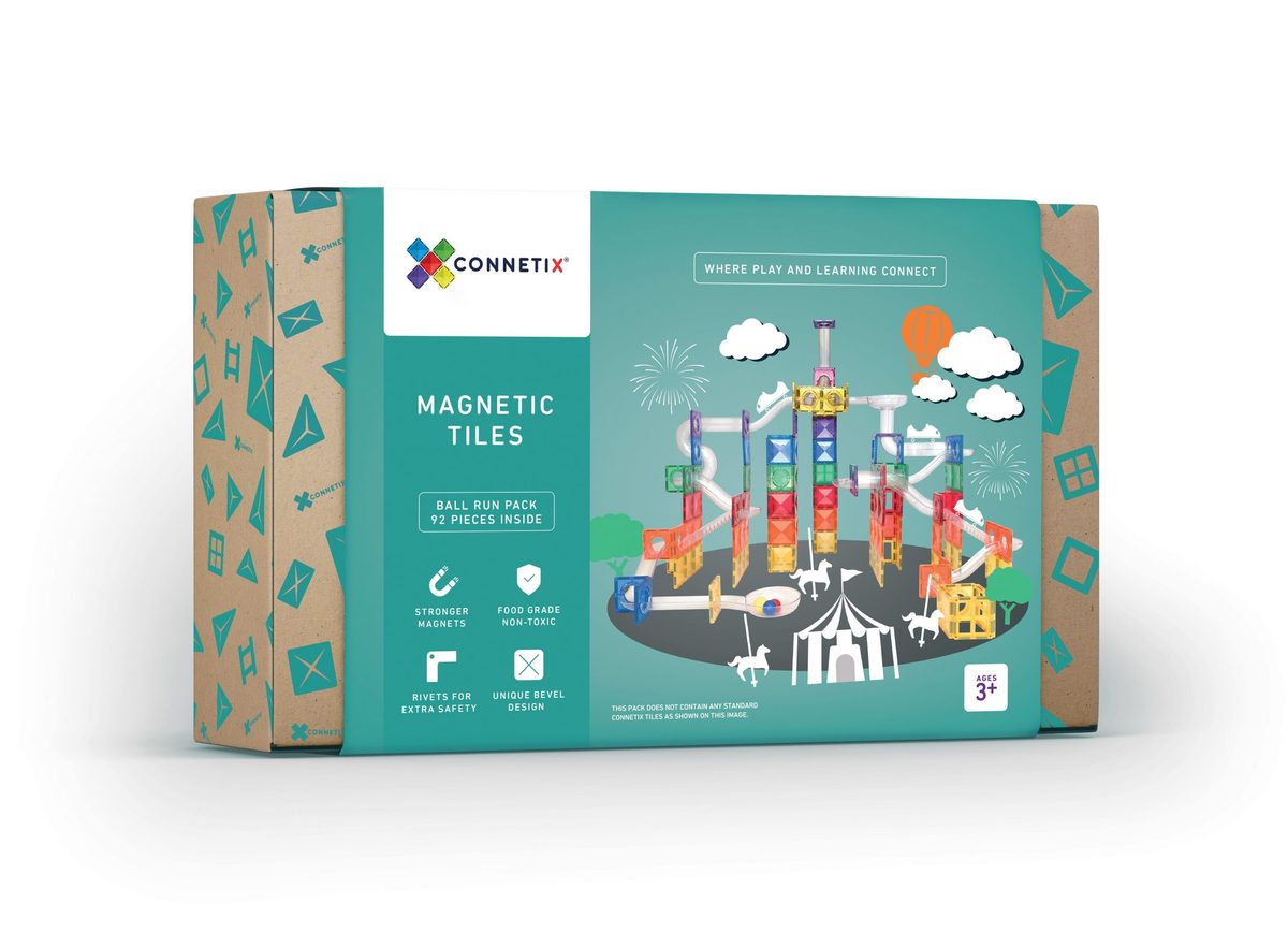 Connetix Tiles-  92 Piece Ball Run