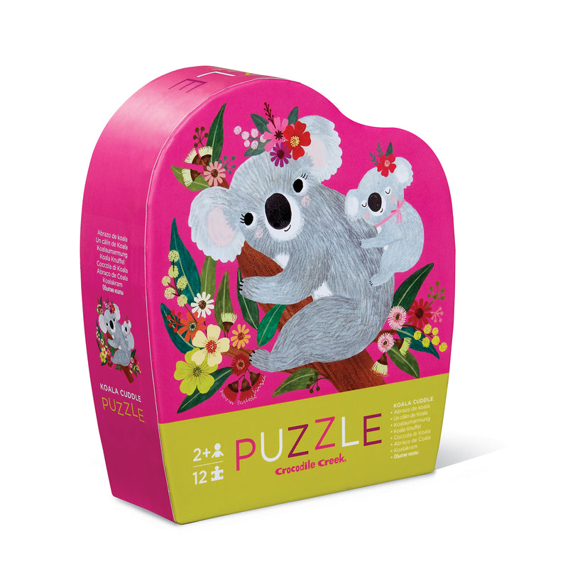 Crocodile Creek- Mini Puzzle- 12 Piece- Koala Cuddle