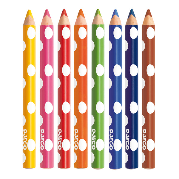 Djeco- 8 Little One's Colour Pencils