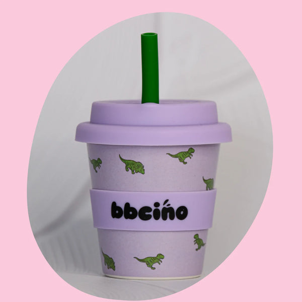BBCino- Dino Mite Babycino Cup & Straw