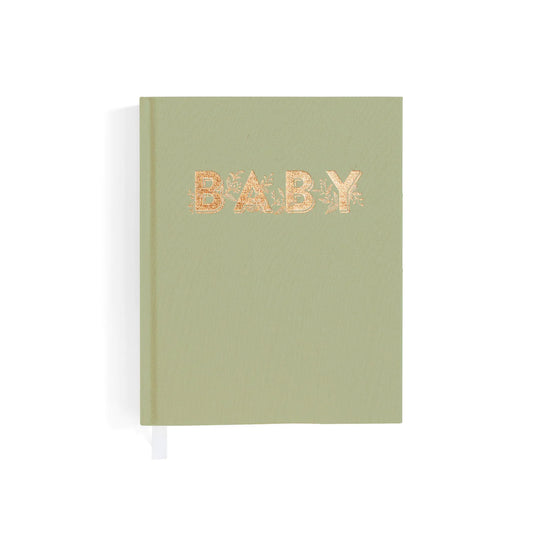 Fox & Fallow- Mini Baby Book- Sage