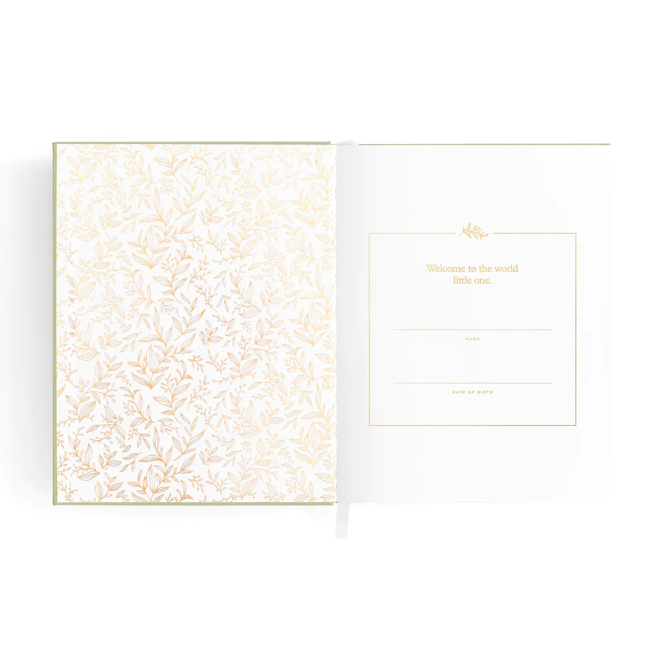 Fox & Fallow- Mini Baby Book- Sage