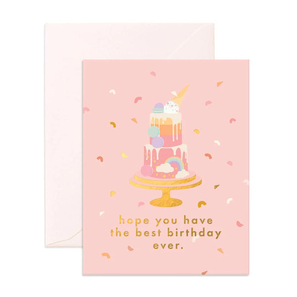 Fox & Fallow- Best Birthday Cake Greeting Card