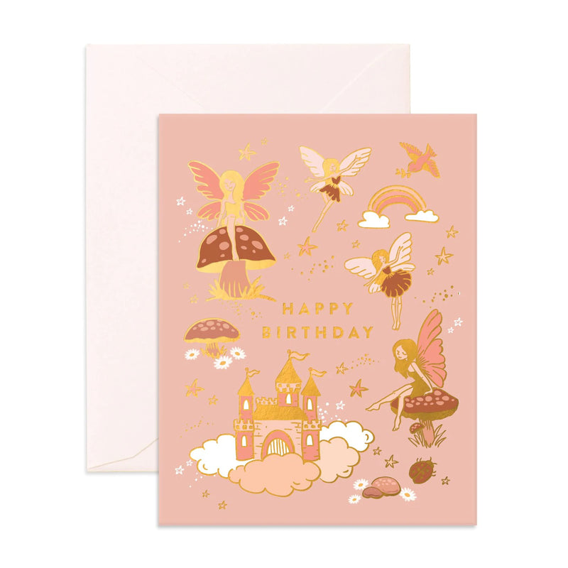 Fox & Fallow-Birthday Fairies Greeting Card