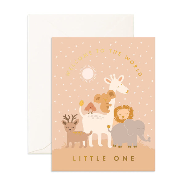 Fox & Fallow-Cream Little One Greeting Card