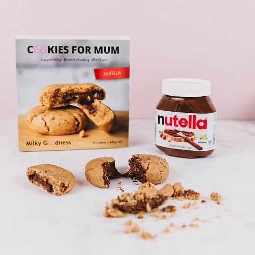 Milky Goodness- Lactation Cookies- Nutella