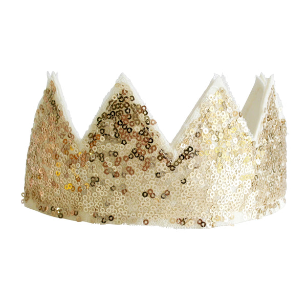 Alimrose- Sequin Crown- Gold