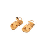 Handmade Greek Athena Kids Sandals- Tan