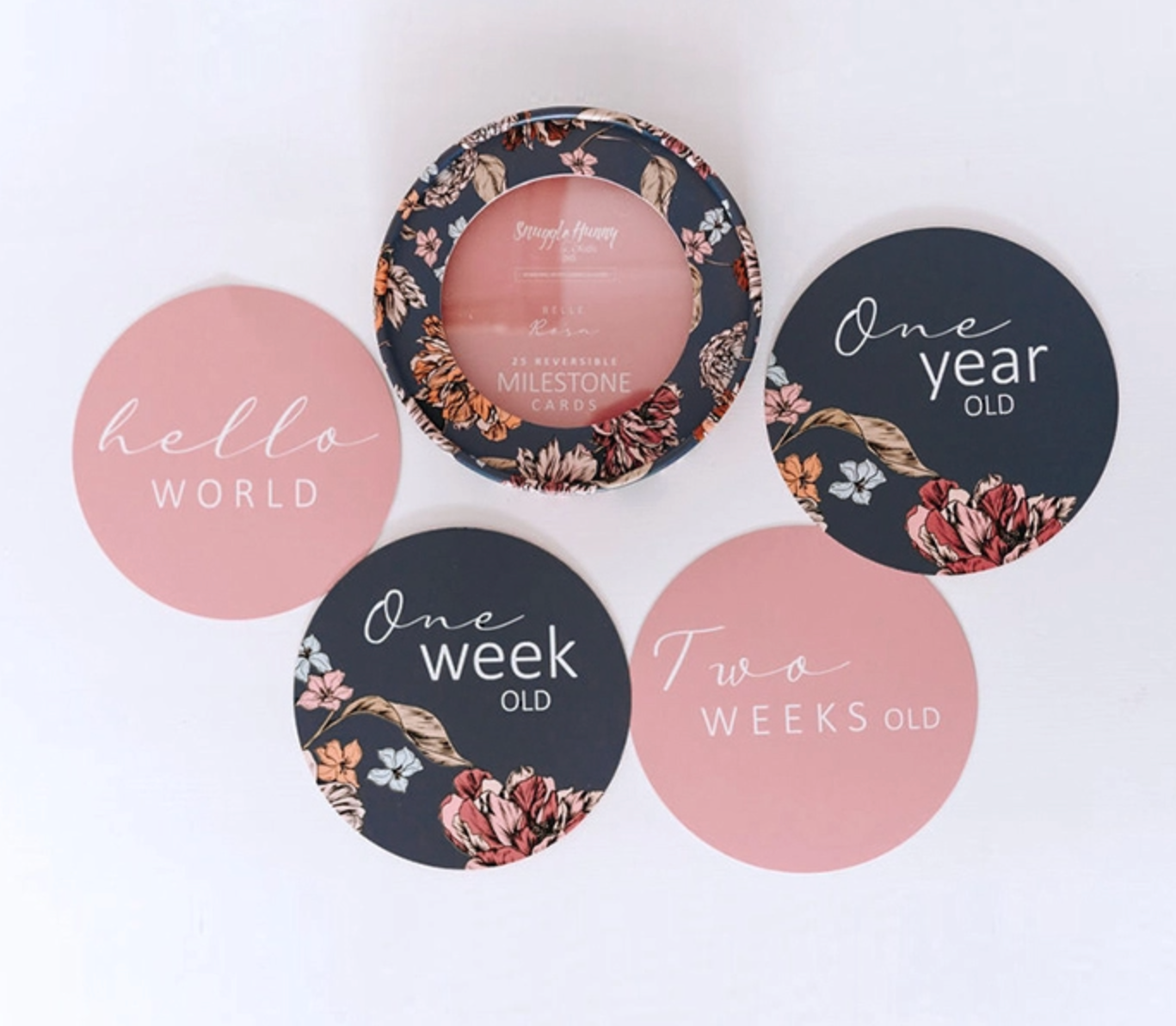 Snuggle Hunny Kids-Belle & Rose Milestone Cards