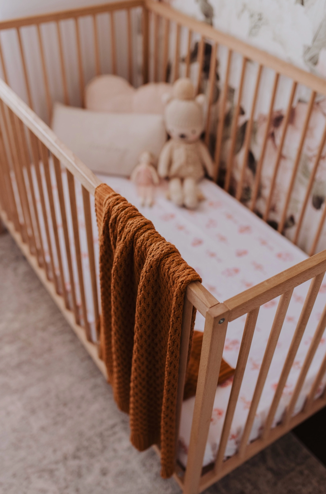 Snuggle Hunny Kids- Bronze Diamond Knit Baby Blanket