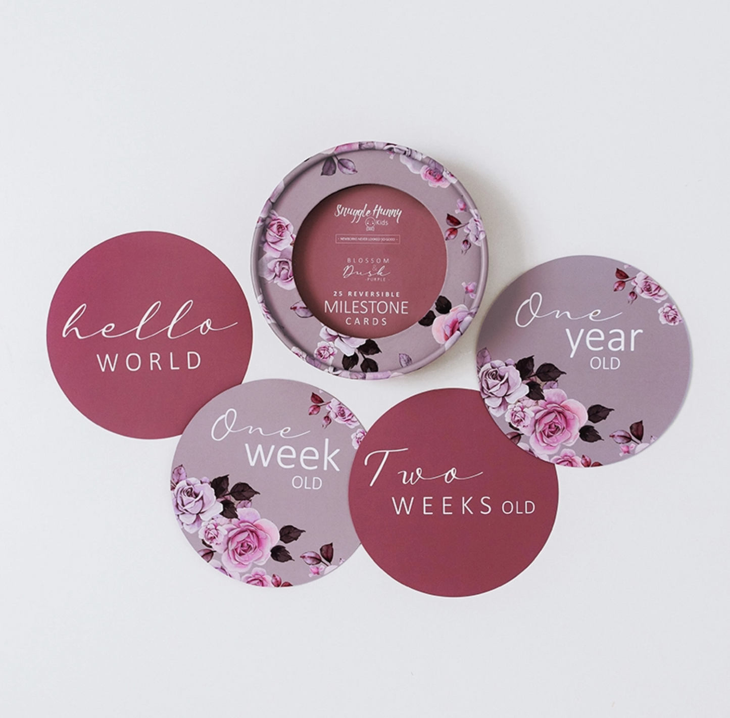 Snuggle Hunny Kids- Blossom & Jewel Milestone Cards