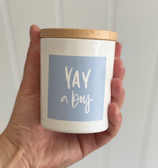 It's a Boy - Candle