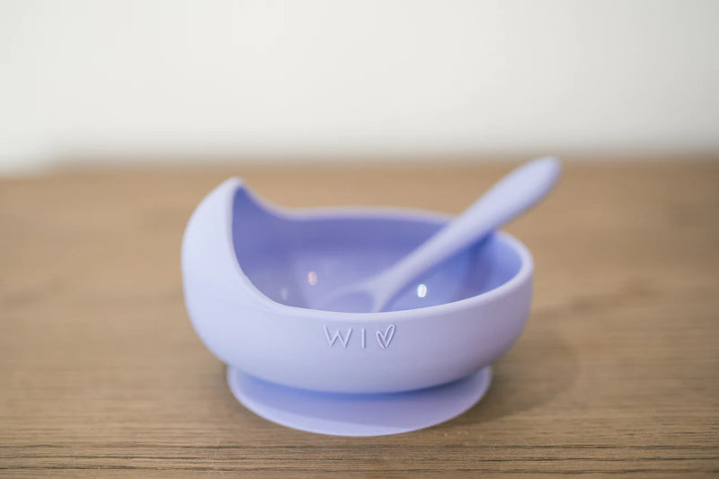 Silicone Bowl Set - Suction bowl for baby by Wild Indiana