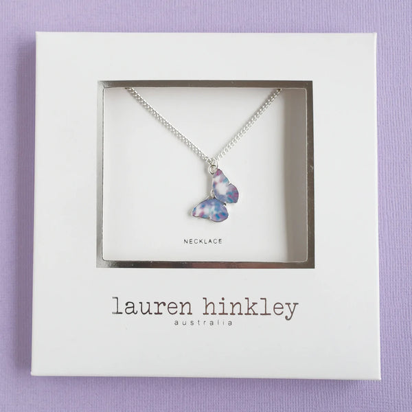 Lauren Hinkley Jewellery- Purple Butterfly Necklace