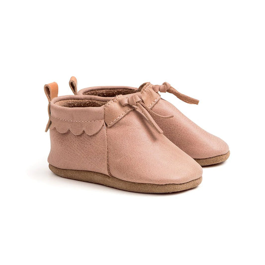 Pretty Brave- Moccasins- Dusty Pink