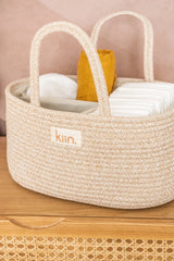 Kiin Baby- Cotton Rope Nappy Caddy Organiser