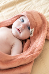 Kiin Baby- Hooded Towel- Blush