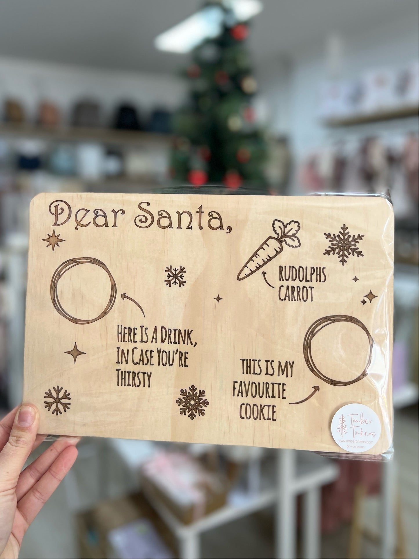 Timber Tinkers- Santa Tray