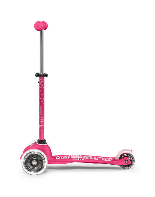 Micro Scooter- Pink Mini Deluxe LED Scooter