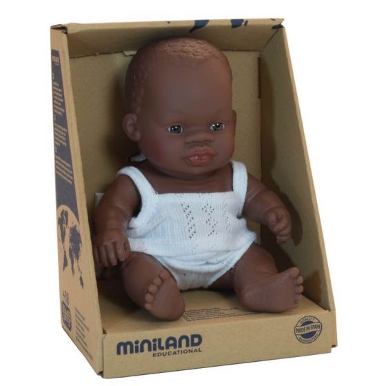 Miniland Baby Dolls 21cm- African Girl
