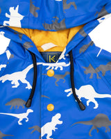 Korango- Blue Dinosaur Colour Change Raincoat