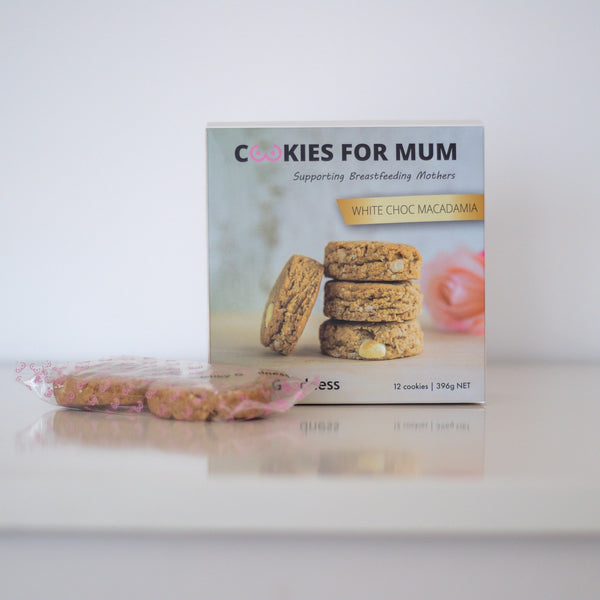 Milky Goodness- Lactation Cookies- White Choc Chip & Macadamia